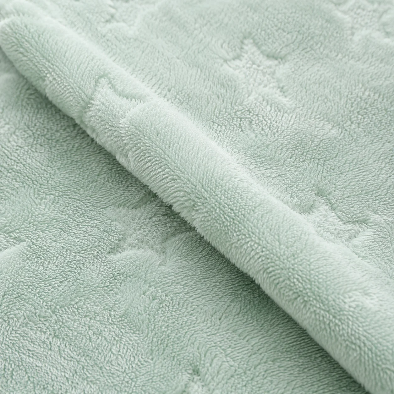 Cobija Comfortsoft Menta Estrellas Suave-2
