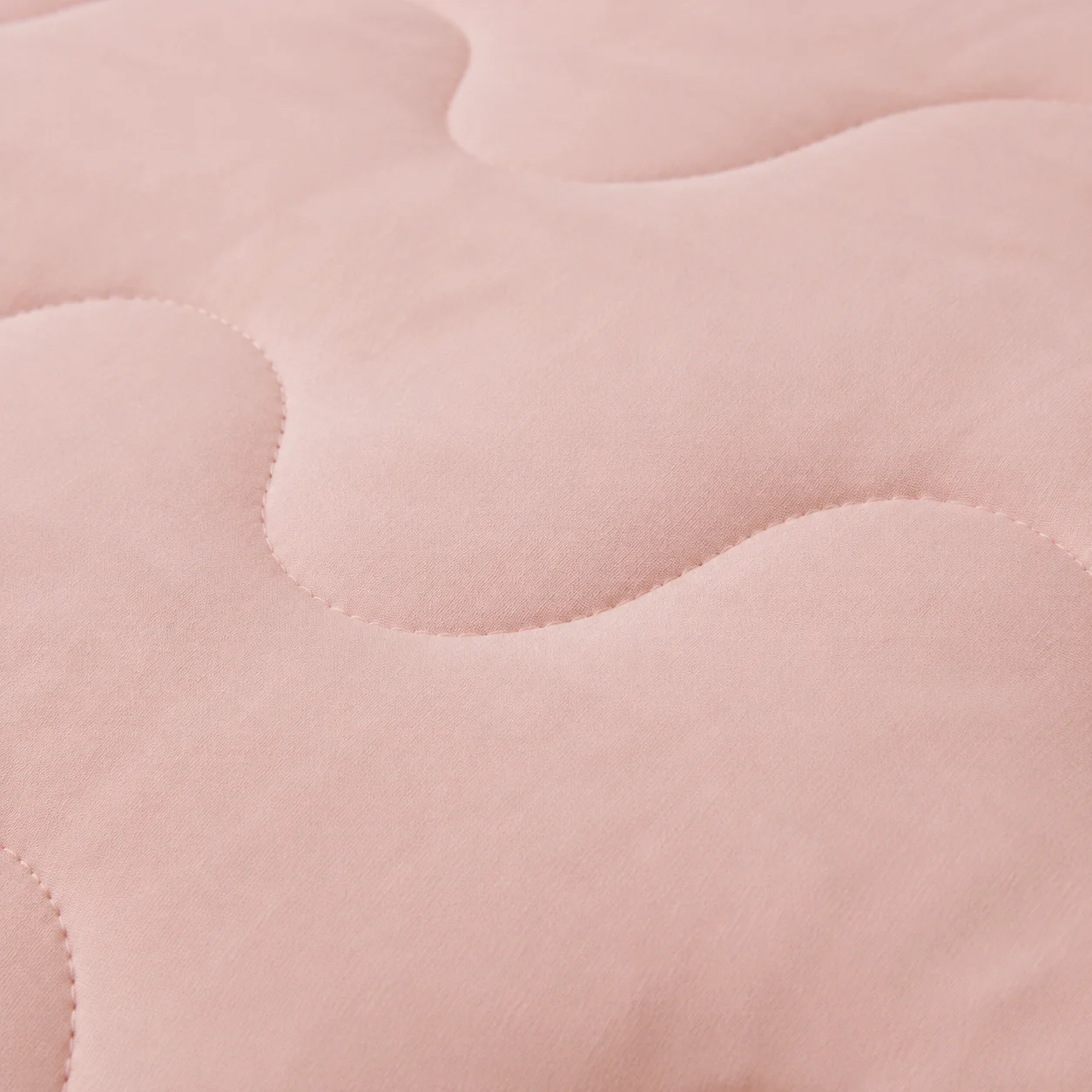Cubrelecho Acolchado Cotton Sense Solo Fondo Rosa -Blanco-4