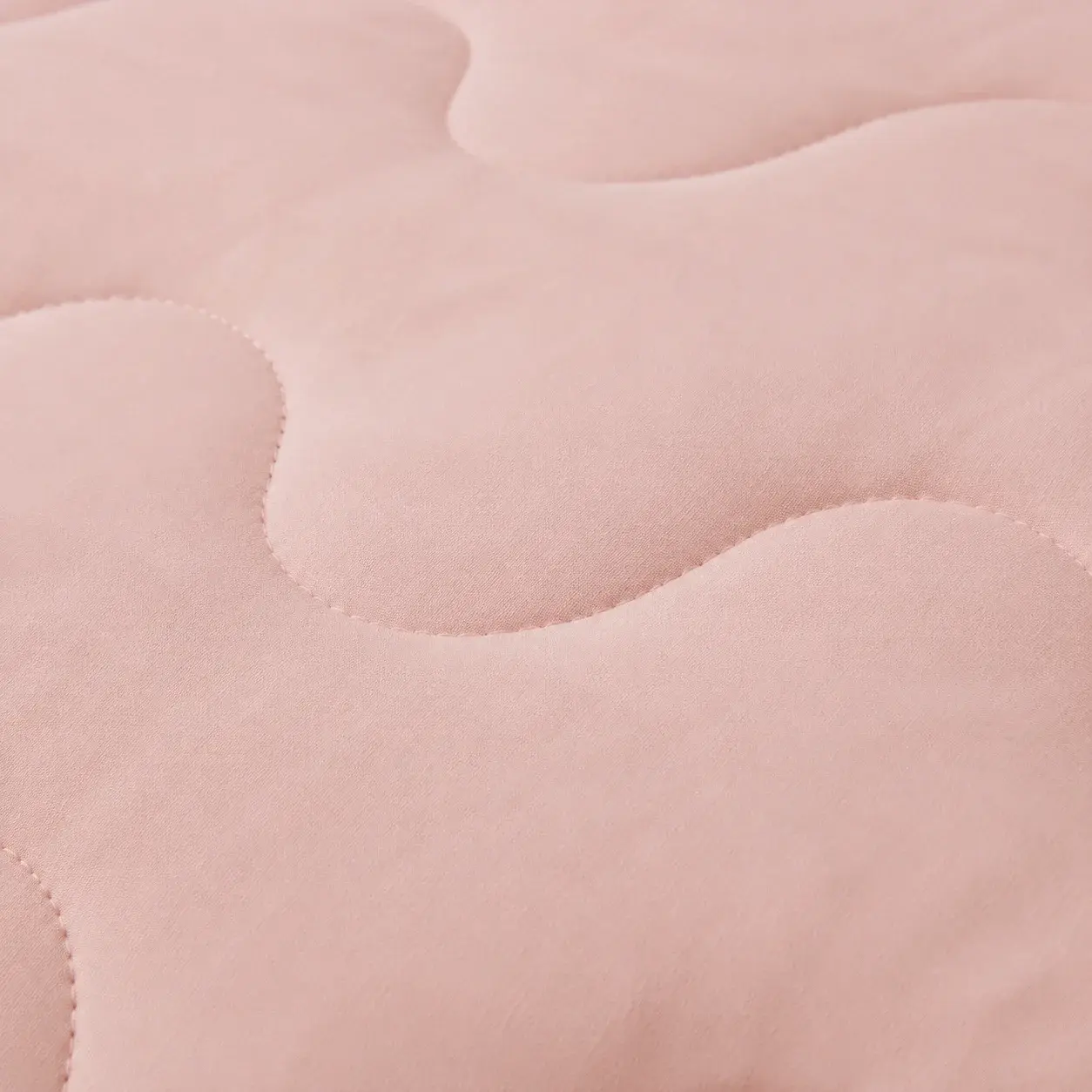 Cubrelecho Acolchado Cotton Sense Solo Fondo Rosa -Blanco-4