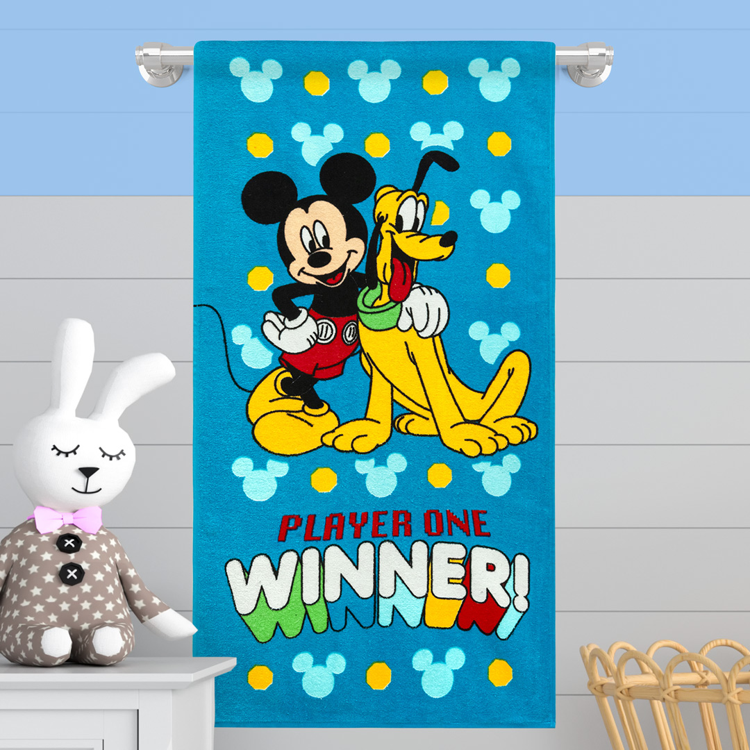 Toalla Infantil 320 Gramos Mickey And Pluto