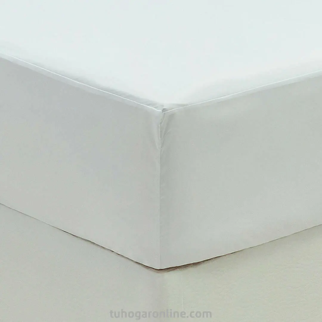 Protector Para Colchon Blanco Antifluido-2