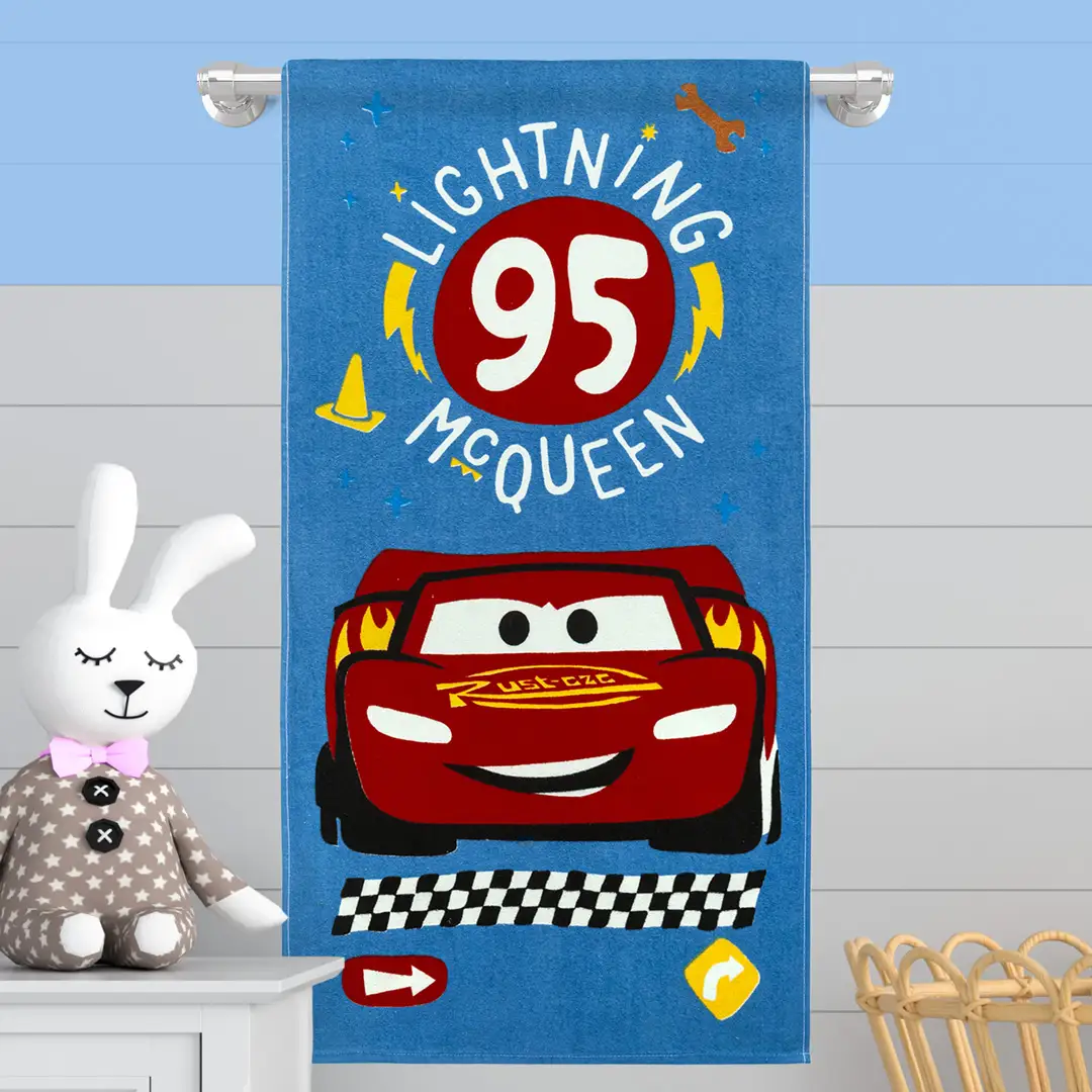 Toalla Infantil 320 Gramos Rayo McQueen Lightning