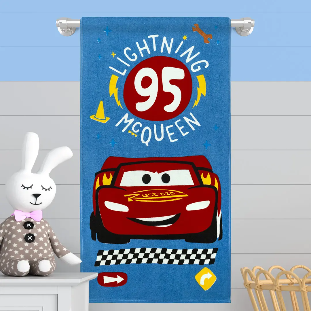 Toalla Infantil 320 Gramos Rayo McQueen Lightning