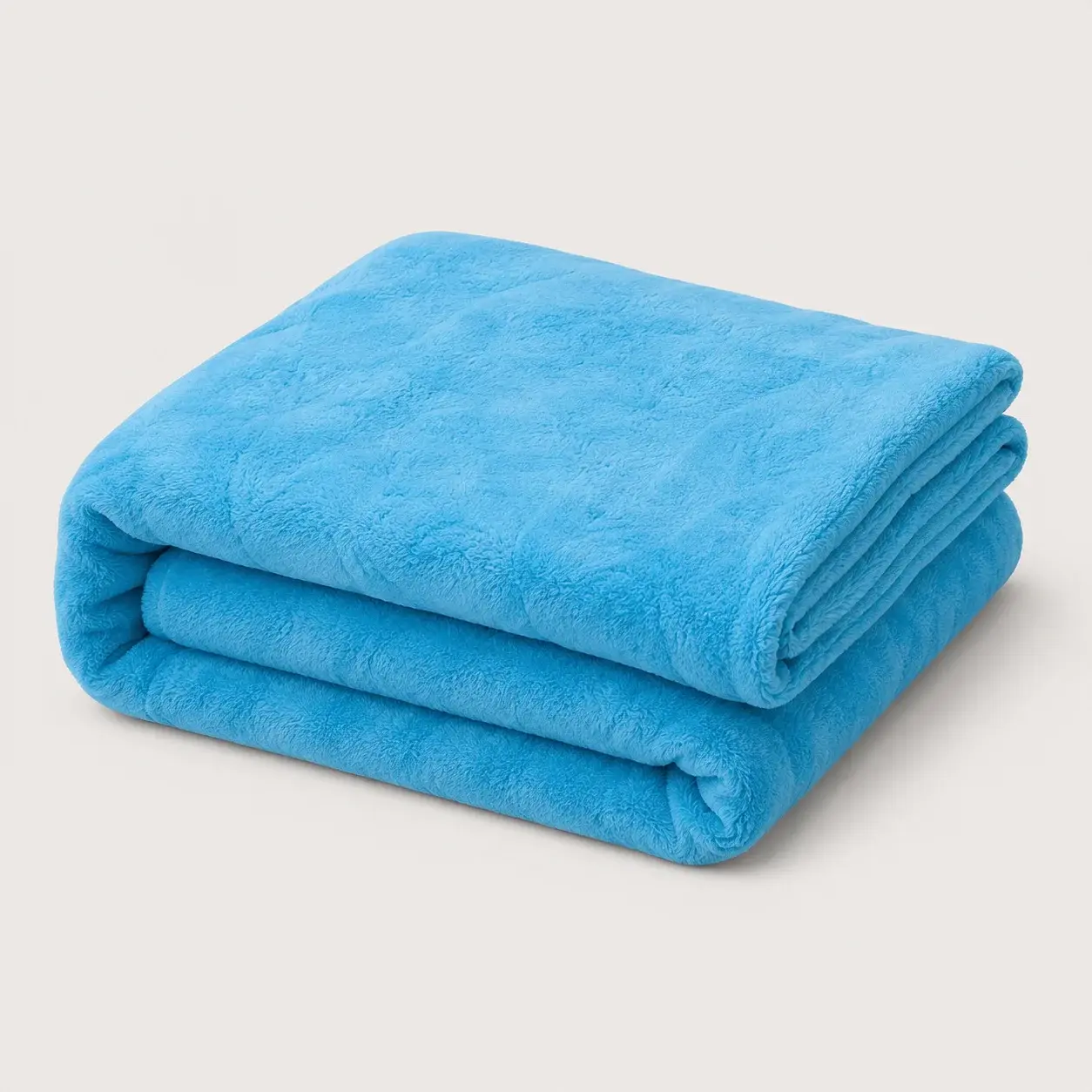 Cobija Piel Durazno Soft Azul Aqua-5