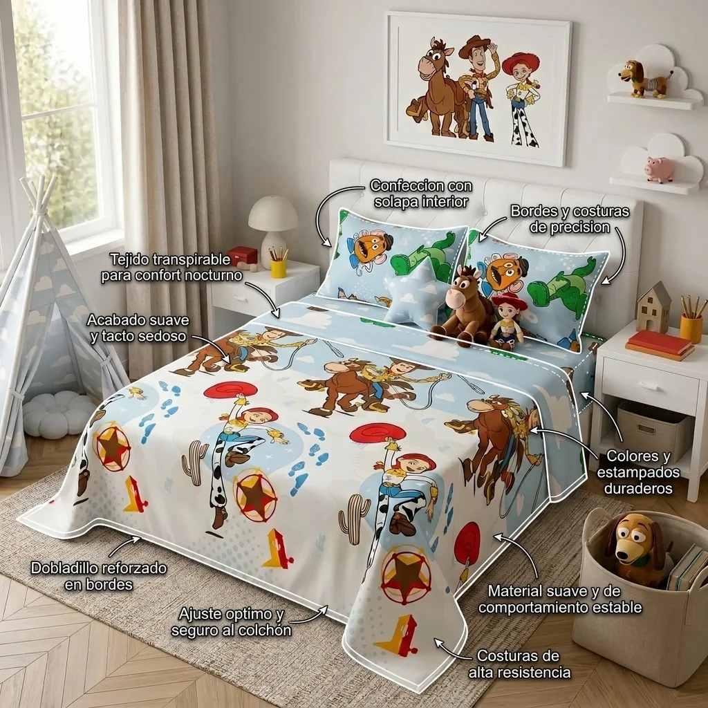 JUEGO DE SÁBANAS DISNEY PLUS TOY STORY-6