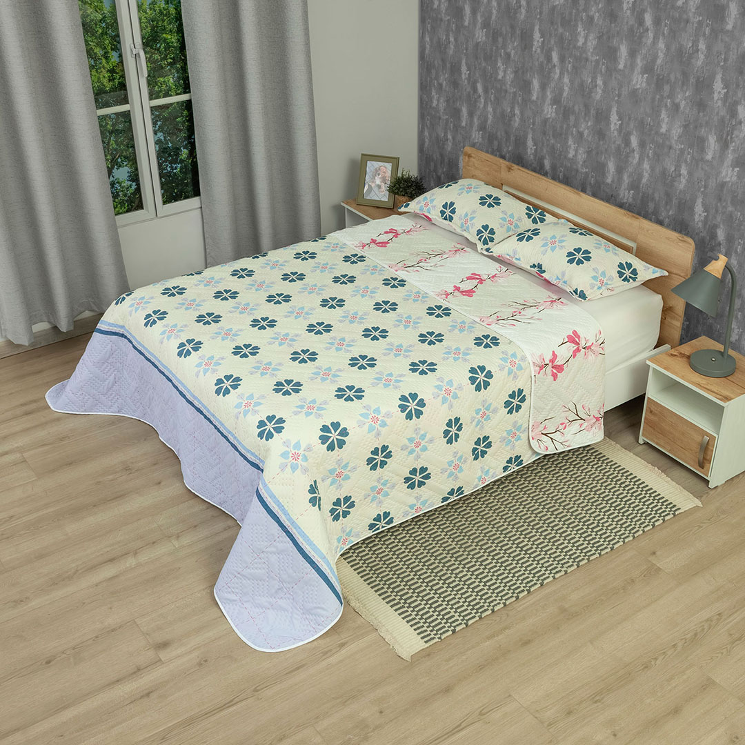 Cubrelecho Doble Faz Termosellado Pure Garden-4
