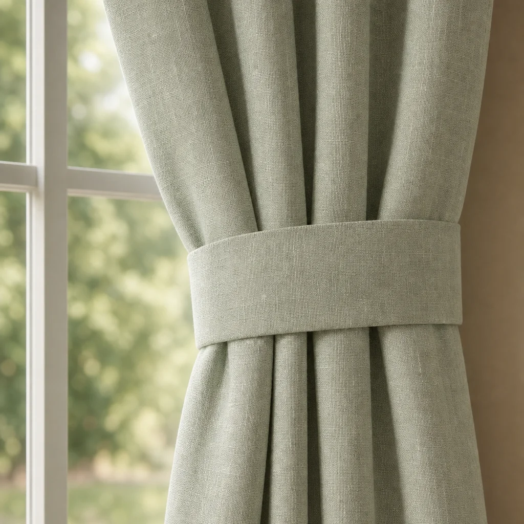 Cortina Lino Boton Ancestral Beige Neutrales-2