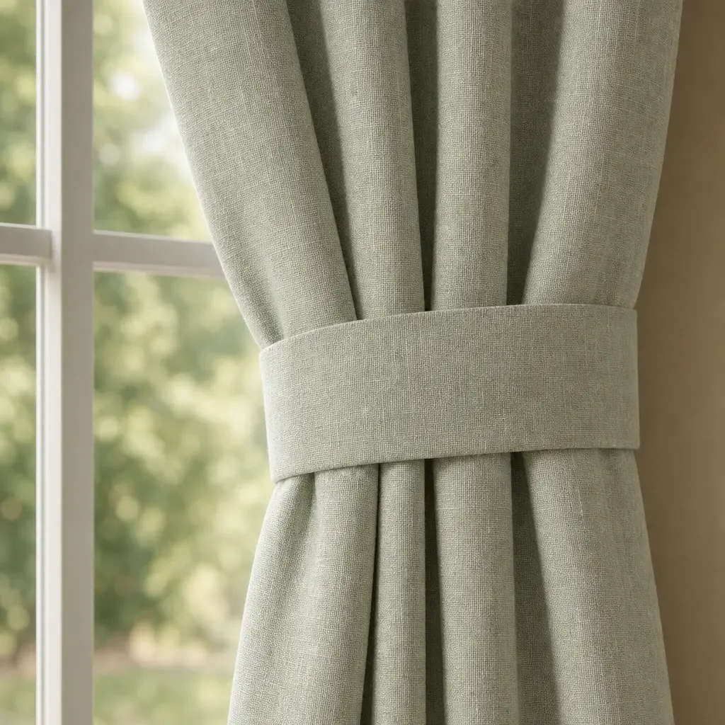 Cortina Lino Boton Ancestral Beige Neutrales-2