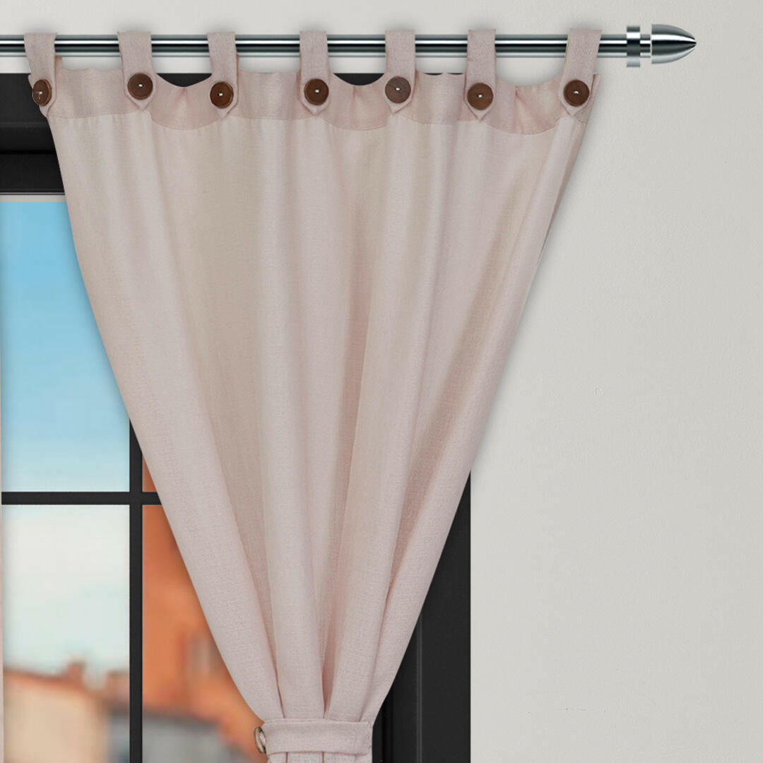 Cortina Ramia Boton Ancestral Rosado Clasica-2
