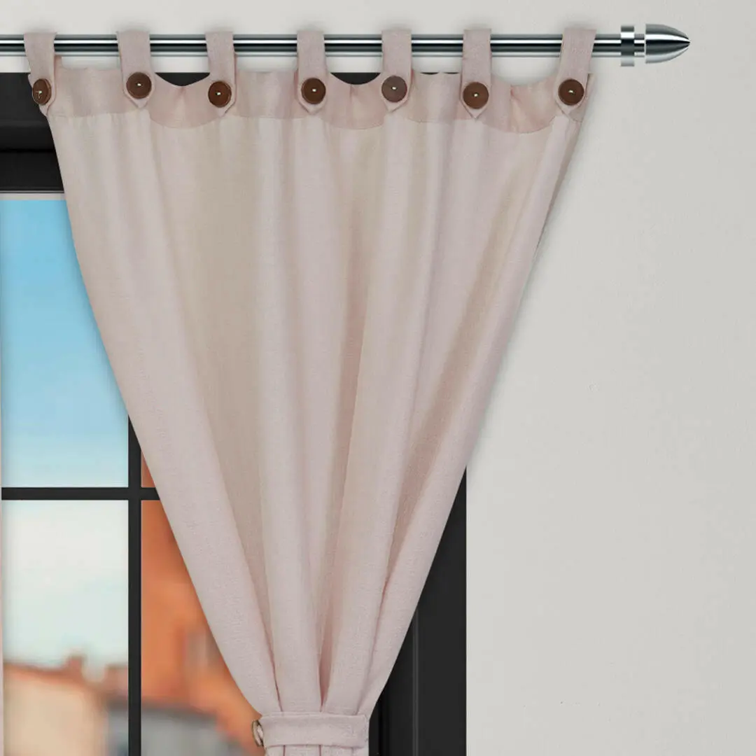 Cortina Ramia Boton Ancestral Rosado Clasica-2