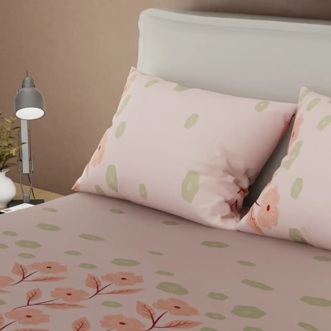 Juego De Sábanas Con Cortinas Dulce Primavera-2