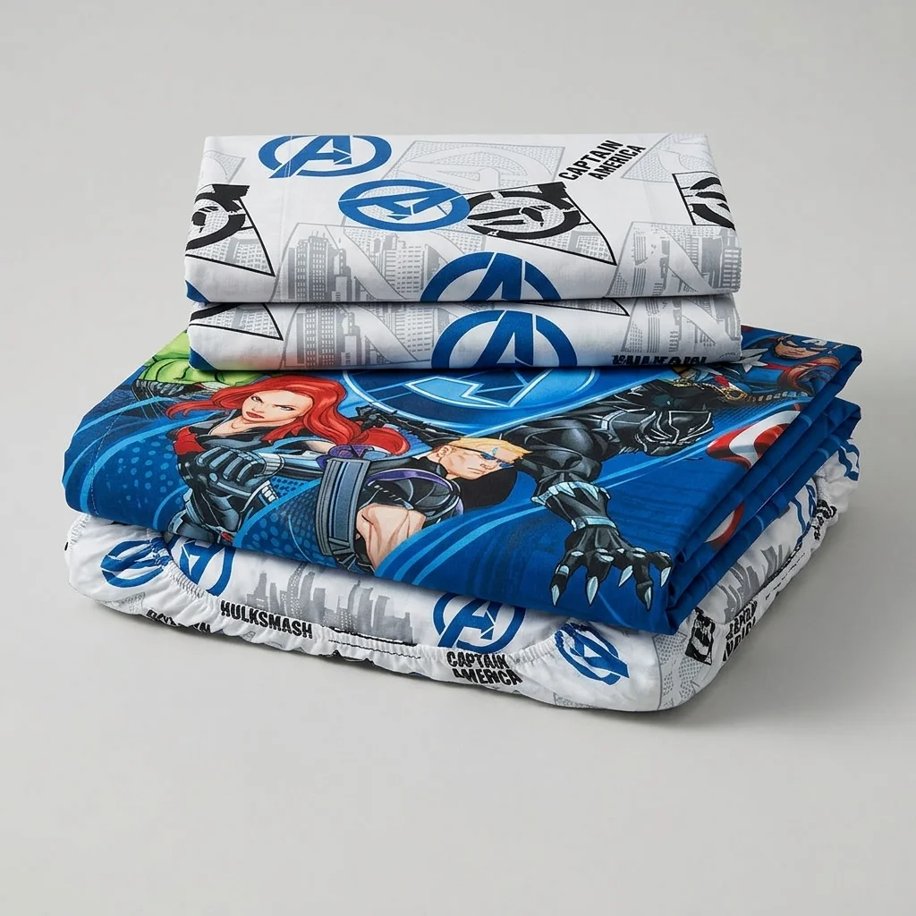 Juego De Sabanas Core Disney Avengers Estampados Animados-5