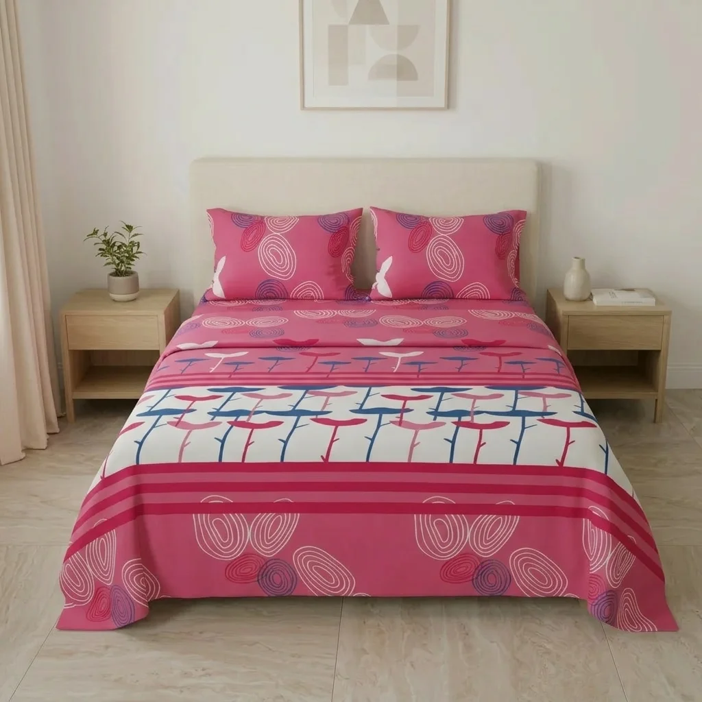 Juego de Sábanas Microfibra Suavizada Espiral de Sueños-3