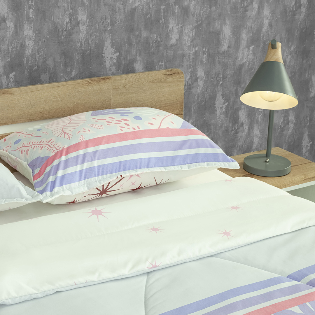 Cubrelecho Semiacolchado Doble Faz Romantic Due-2