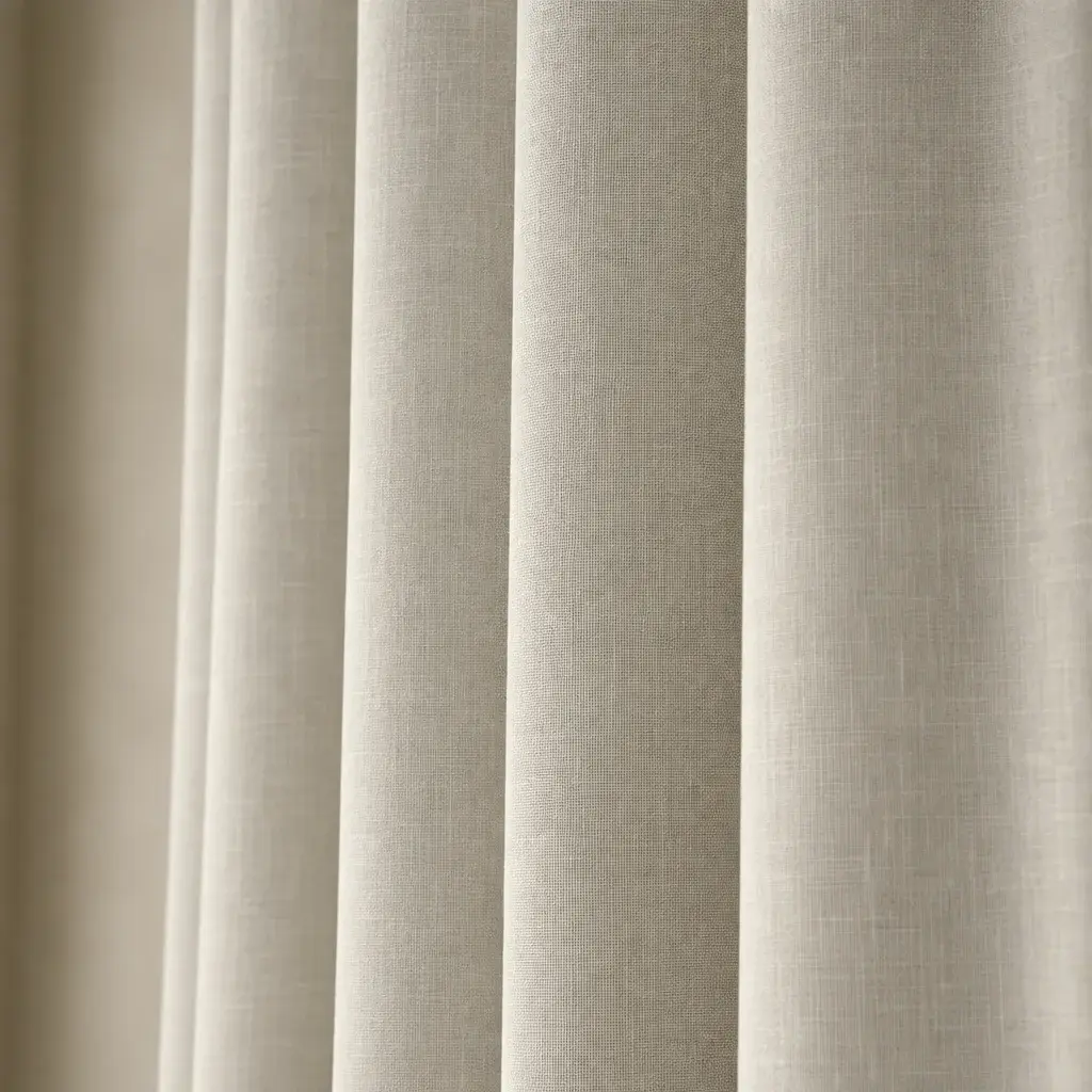 Cortina Lino Boton Ancestral Blanco Neutrales-5