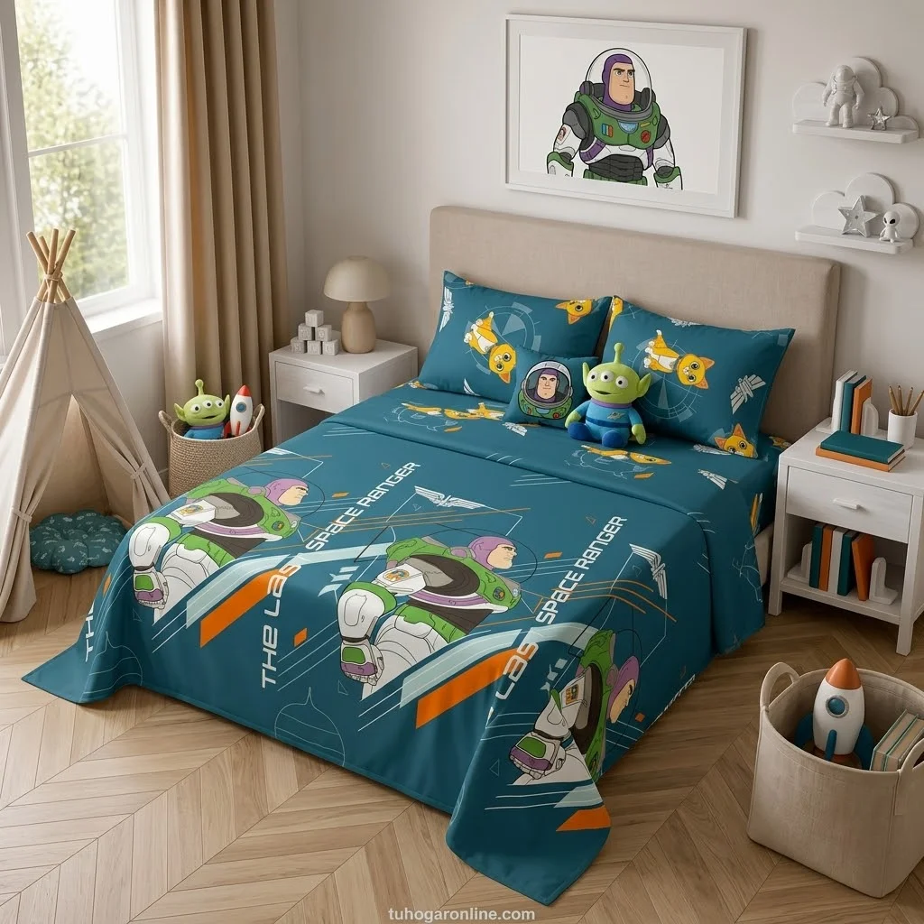 JUEGO DE SÁBANAS DISNEY PLUS LIGHTYEAR SOX