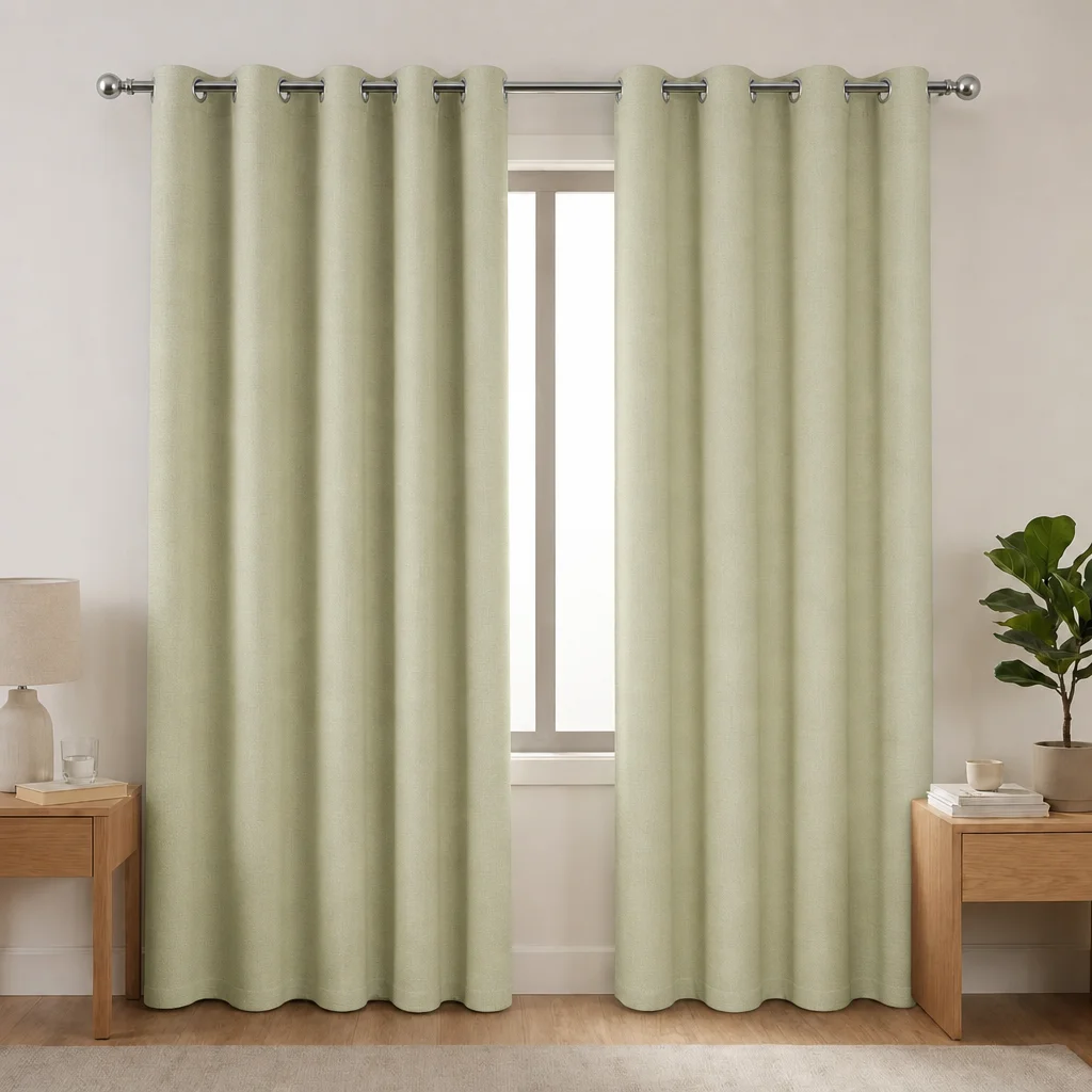 Cortina Black Out Anti-Luz Baltica Beige Aislantes