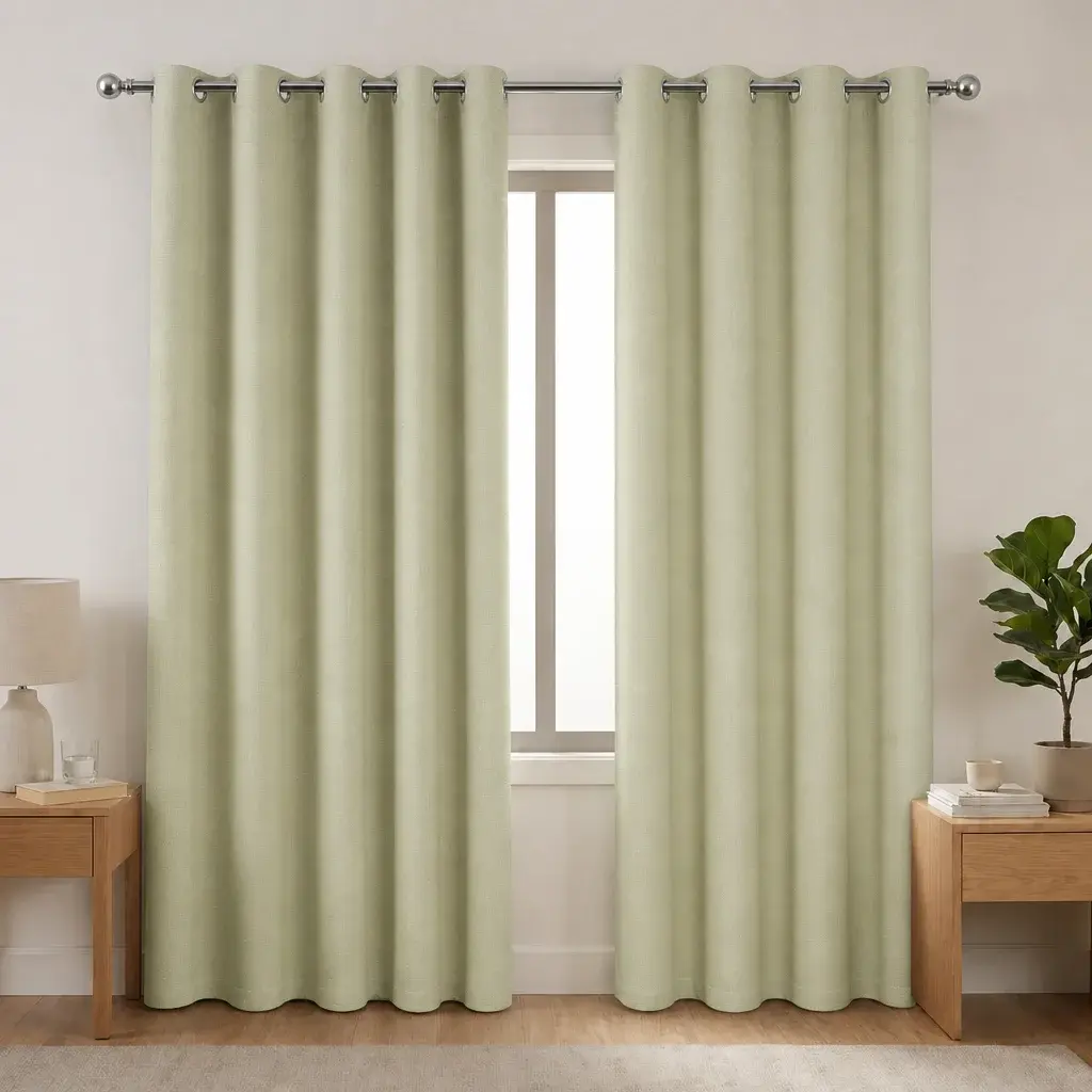 Cortina Black Out Anti-Luz Baltica Beige Aislantes