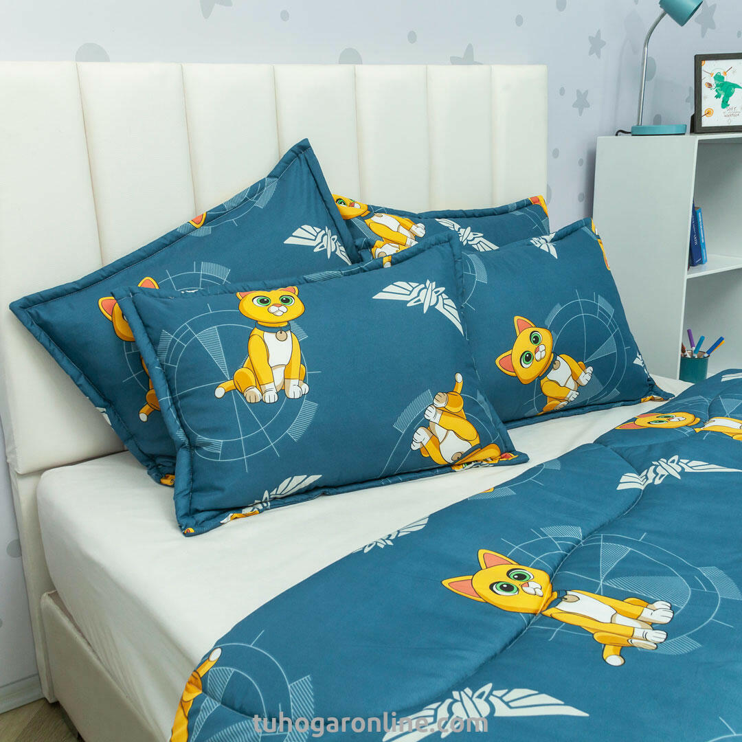 CUBRELECHO ACOLCHADO CAMA DOBLE LIGHTYEAR SOX-2