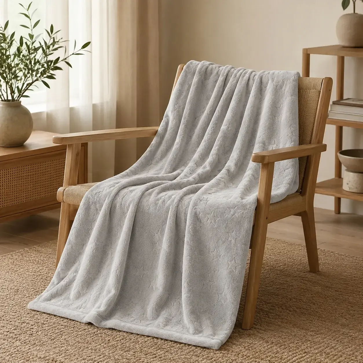 Cobija Comfortsoft Gris Claro Suave-3