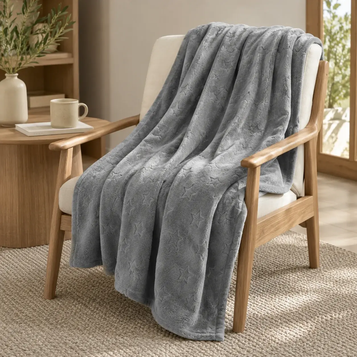 Cobija Comfortsoft Gris Oscuro  Suave-3