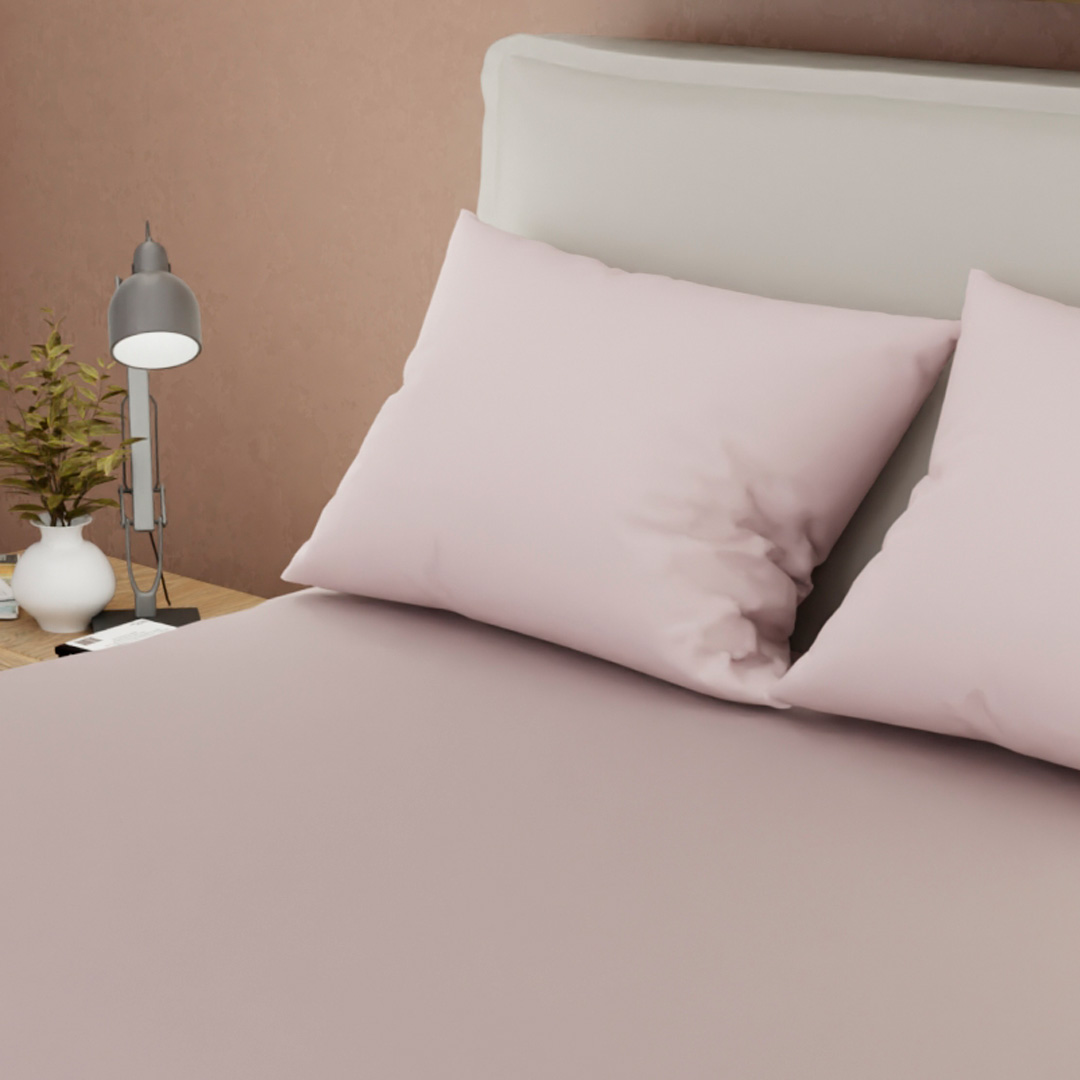 Sabana Ajustable Línea Básica Rosa-2