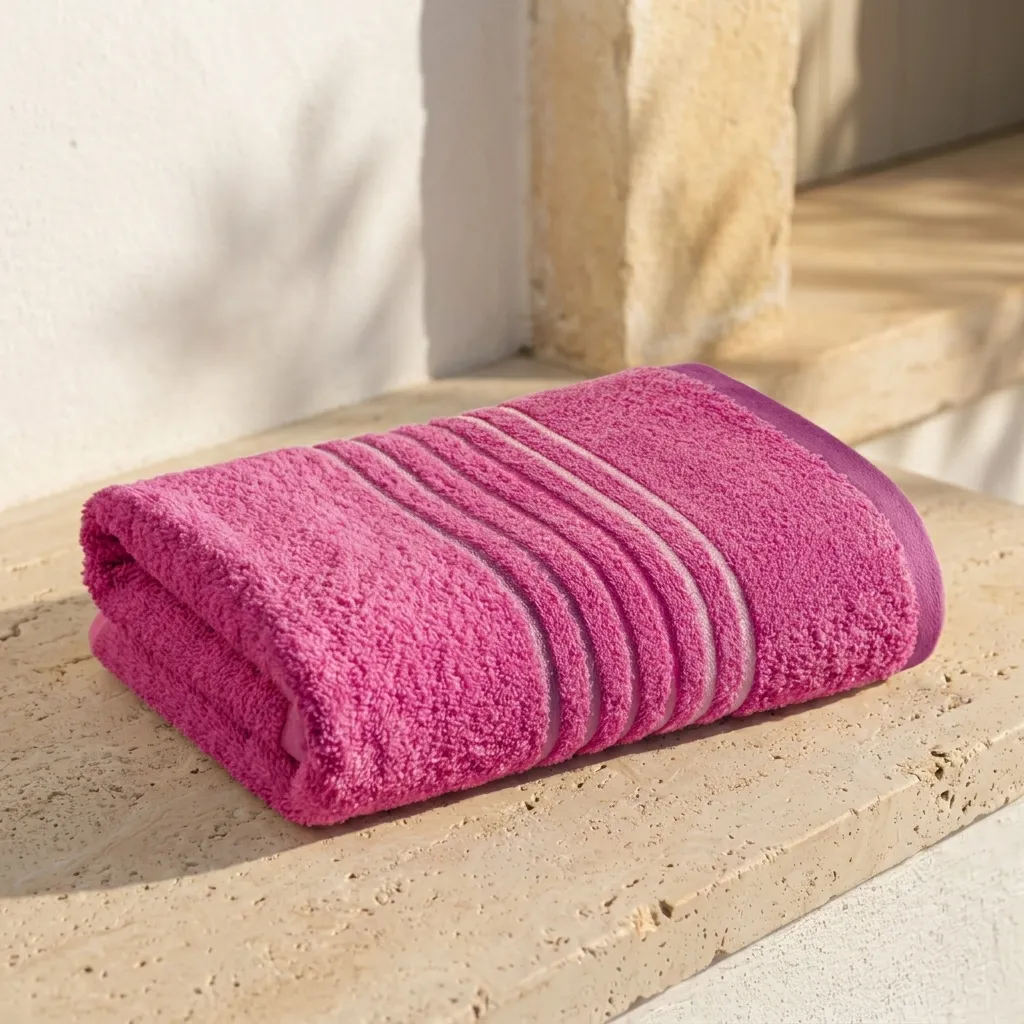Toalla Mediterráneo Fucsia   550 Gr