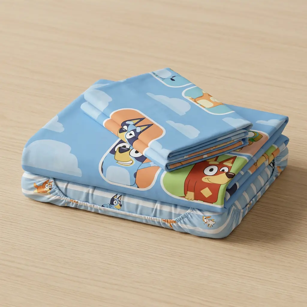 Juego de Sábanas Bluey Amigos-3
