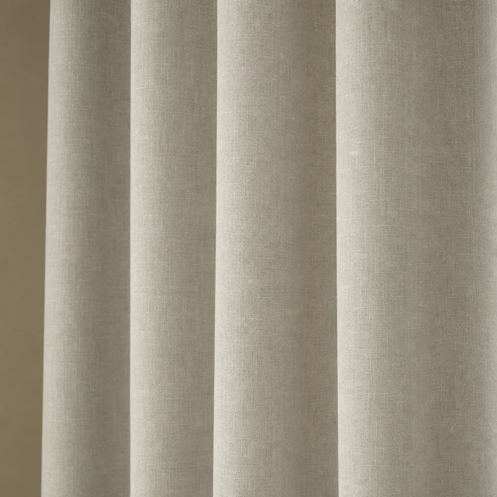 Cortina Lino Boton Ancestral Gris Neutrales-5