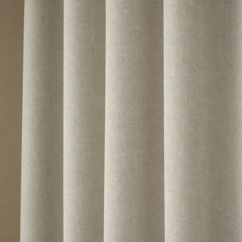 Cortina Lino Boton Ancestral Gris Neutrales-5