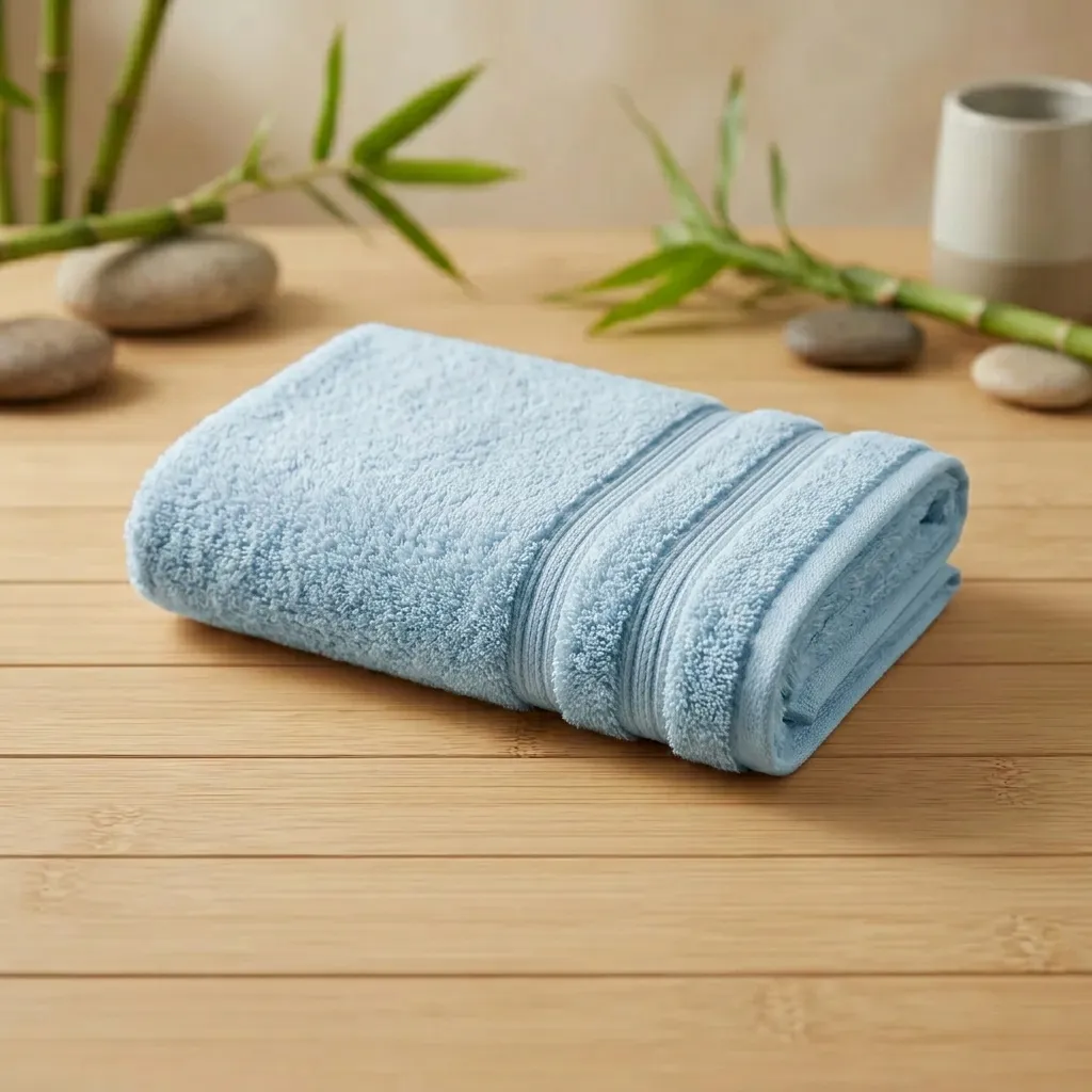 Toalla Bamboo 700 Gr Azul