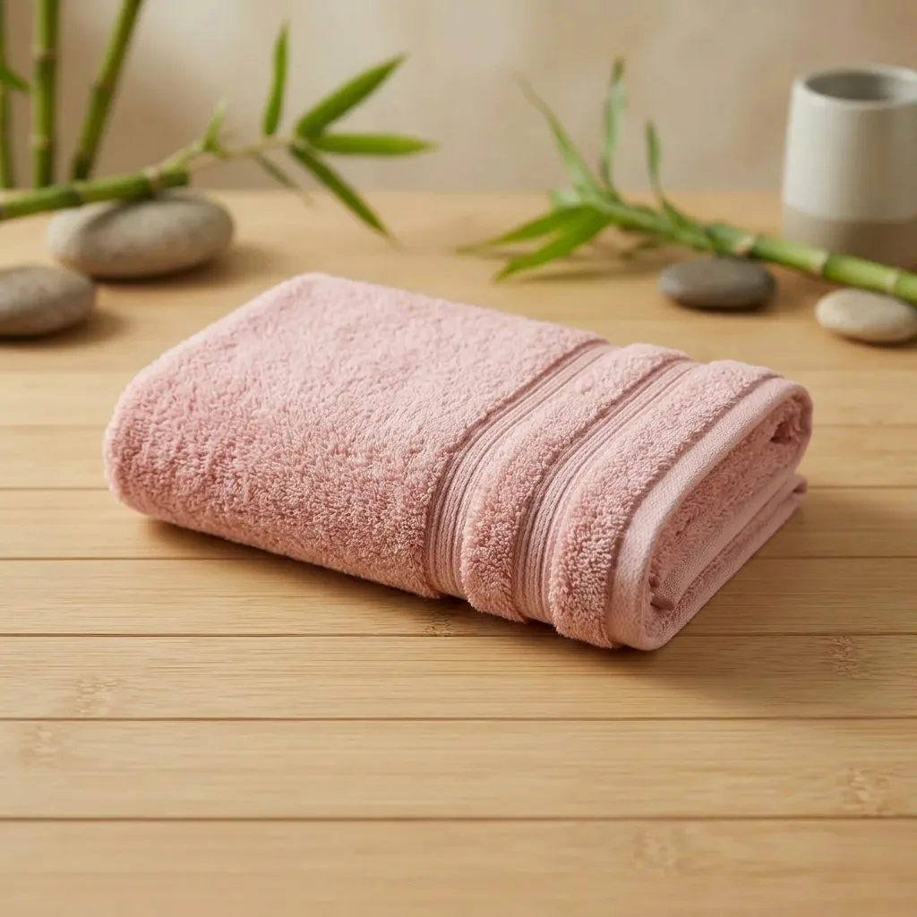 Toalla Bamboo 700 Gr Palo De Rosa