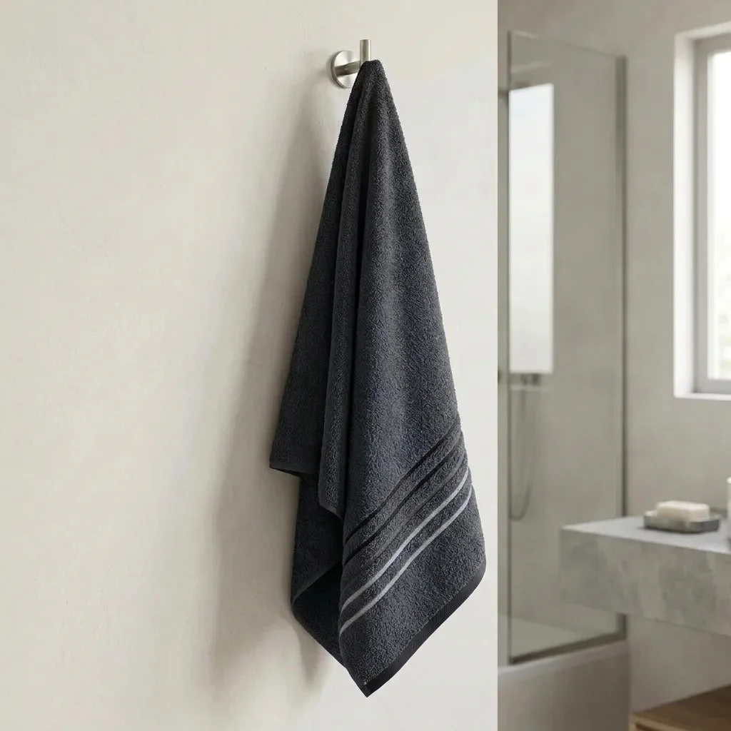 Toalla Mediterráneo Gris Oscuro 550 Gr-6