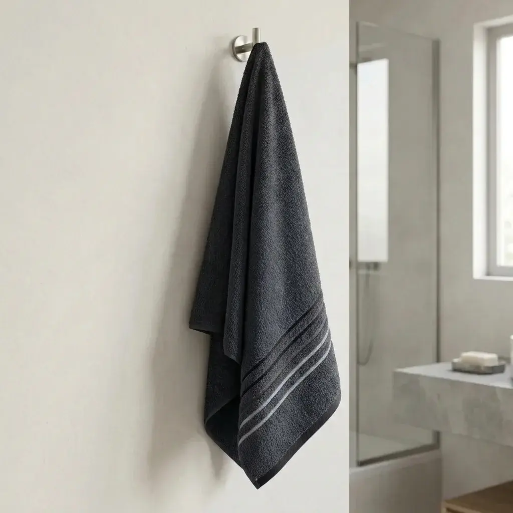 Toalla Mediterráneo Gris Oscuro 550 Gr-6