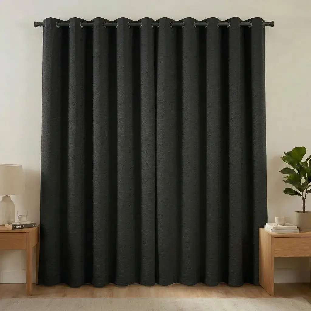 Cortina Black Out Anti-Luz Baltica Negra-6