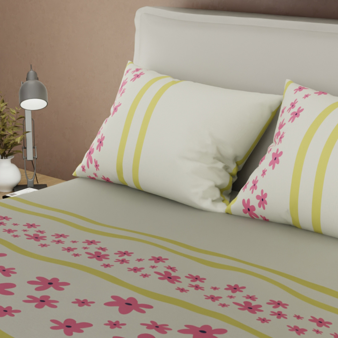 Juego de Sábanas Microfibra Suavizada Citron Sunny-2