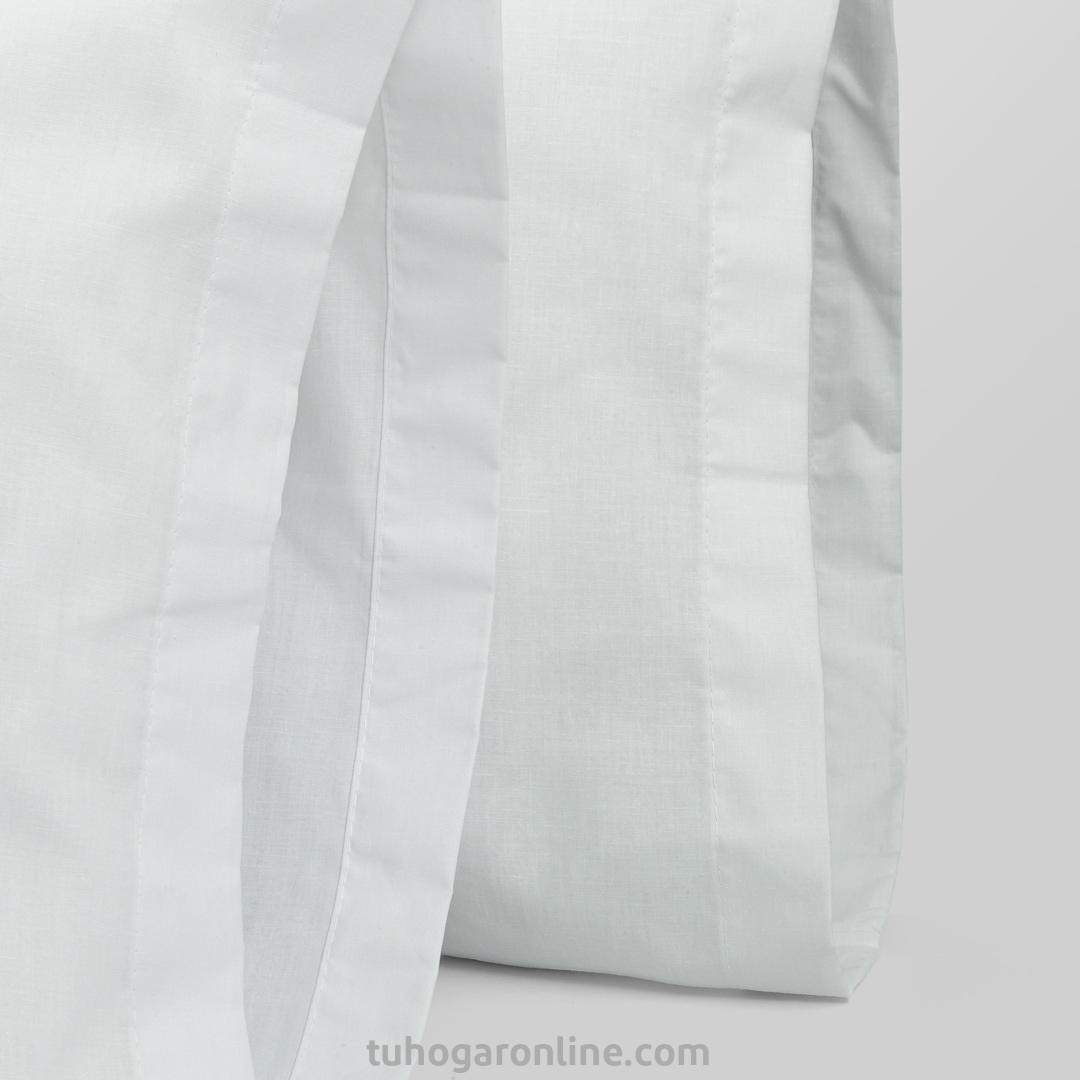 Duo Fundas Blancas 50X70 Para Almohada Suave-2