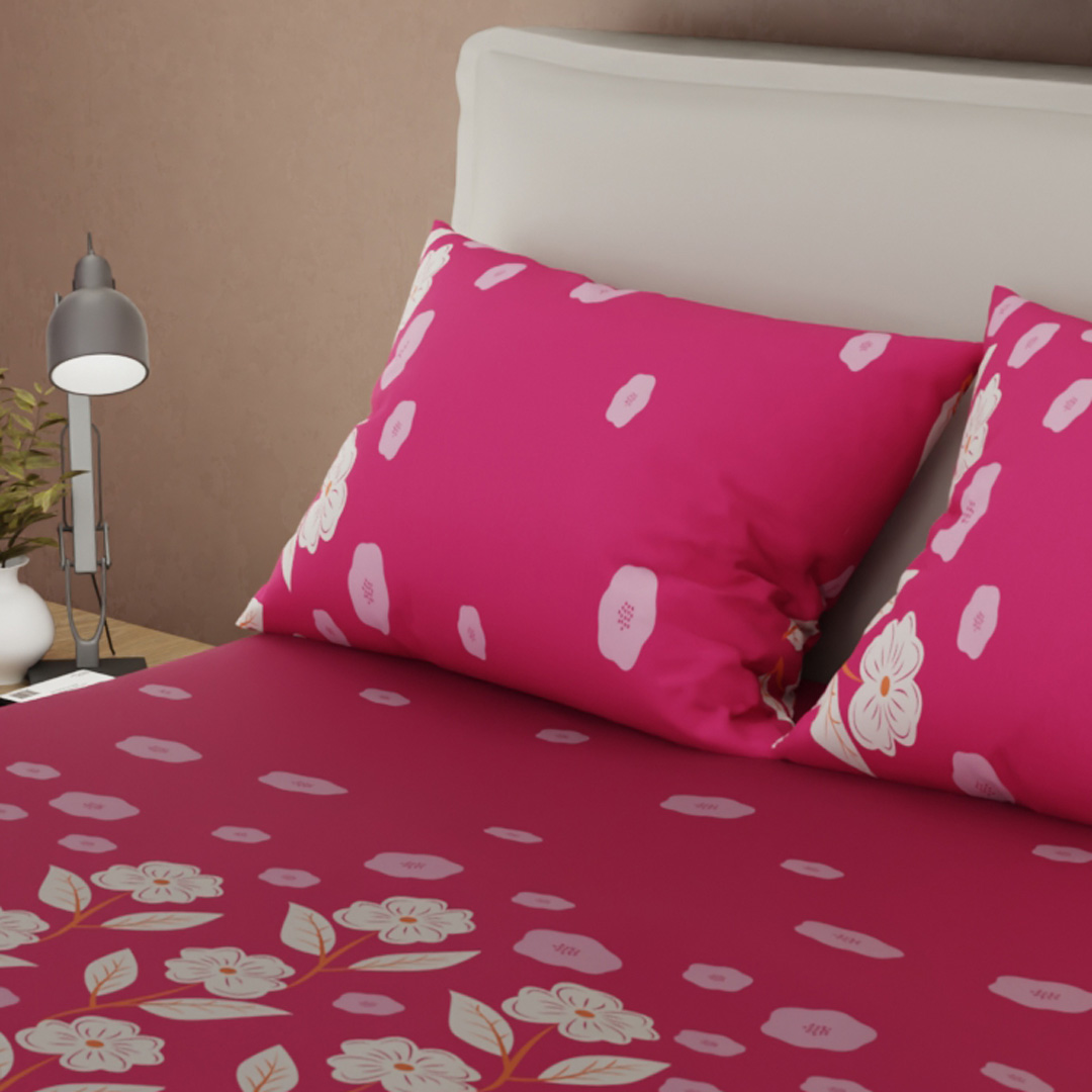 Juego De Sábanas Con Cortinas Elegant Flora-2