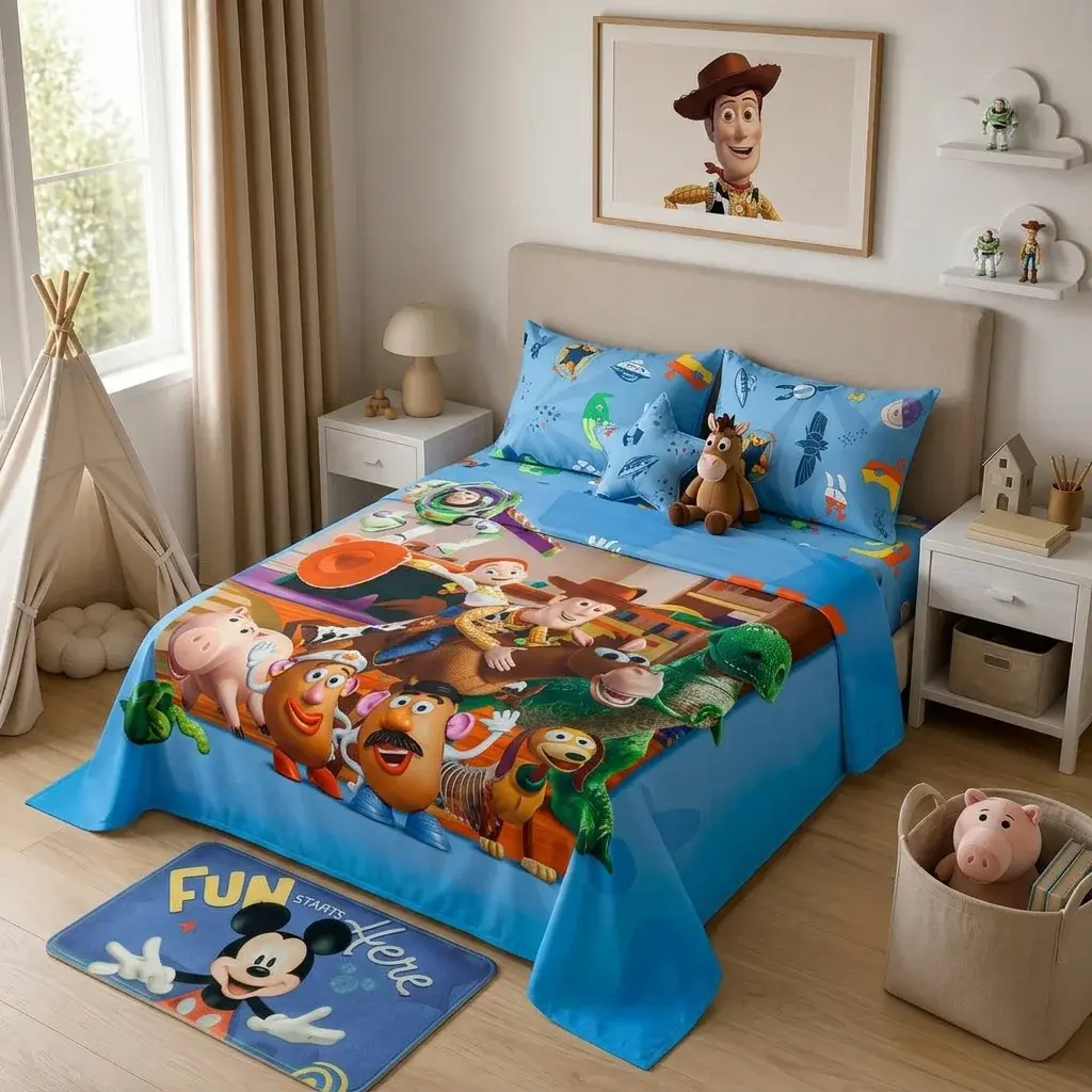 Juego De Sabanas Core Disney Toy Story Estampados Animados