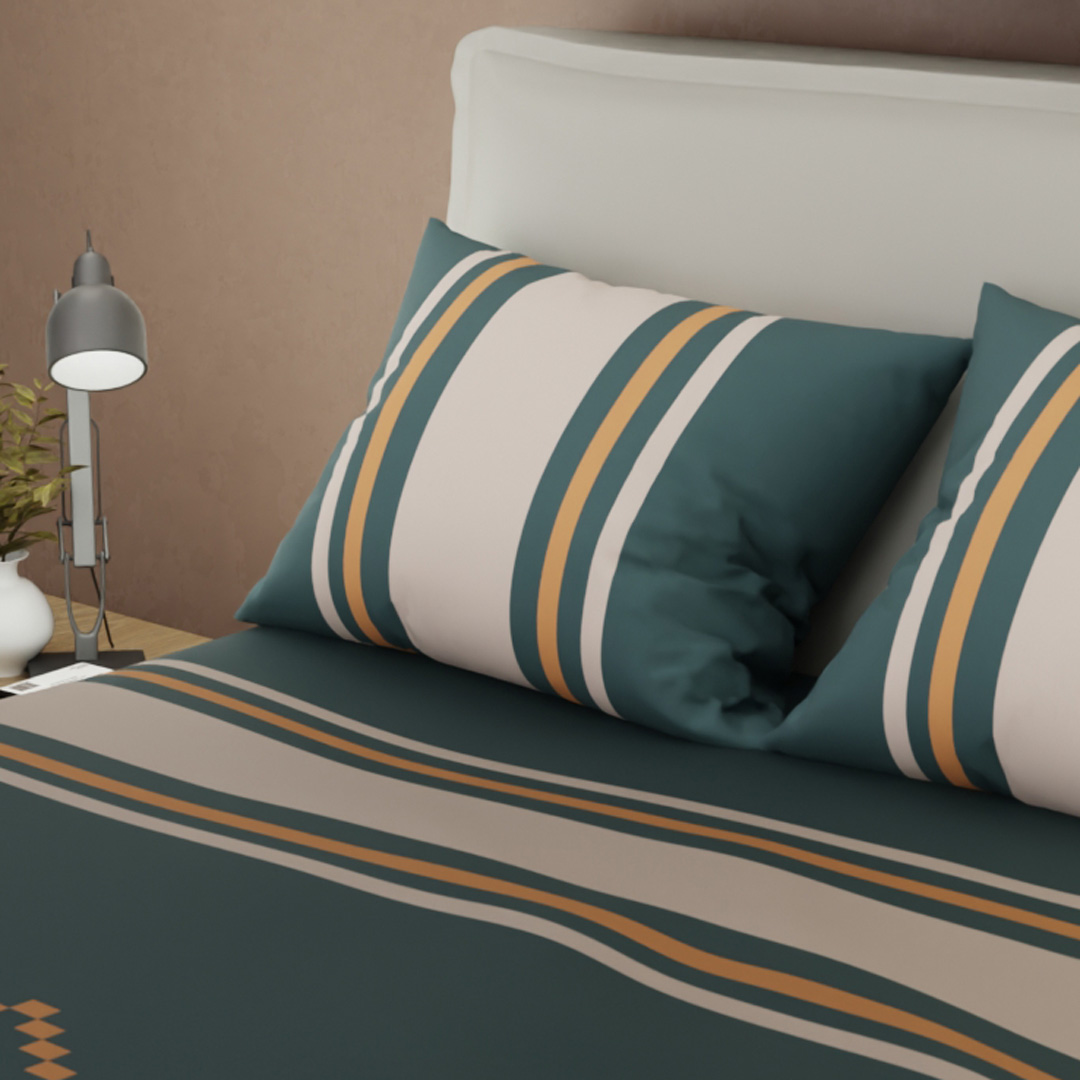 Juego De Sábanas Con Cortinas Tribal Home-2