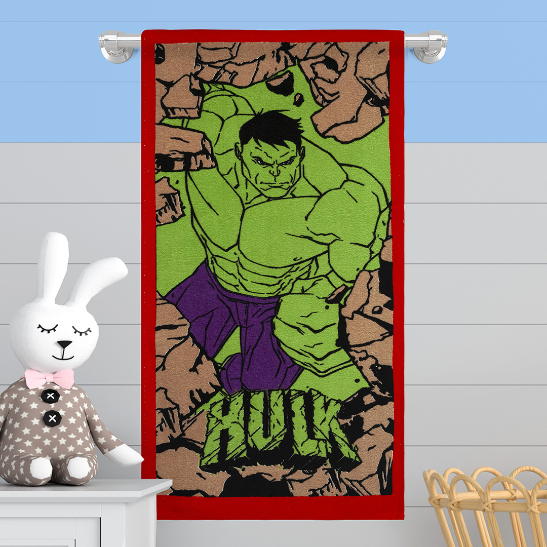 Toalla Infantil 320 Gramos Hulk
