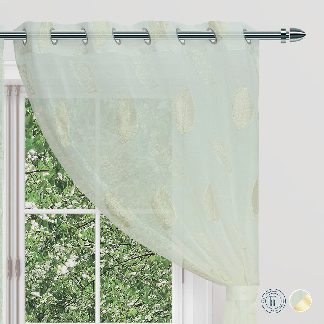 Cortina Velo Fiore Argolla Beige-2