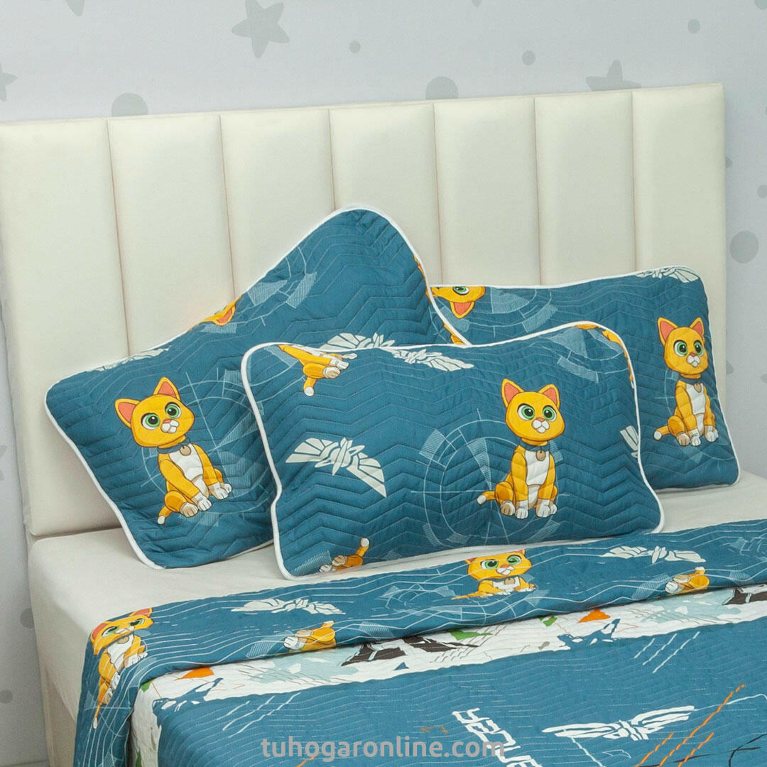 Cubrelecho Prensado Cama Sencilla Disney Lightyear Sox Azul Estampados Animados-2