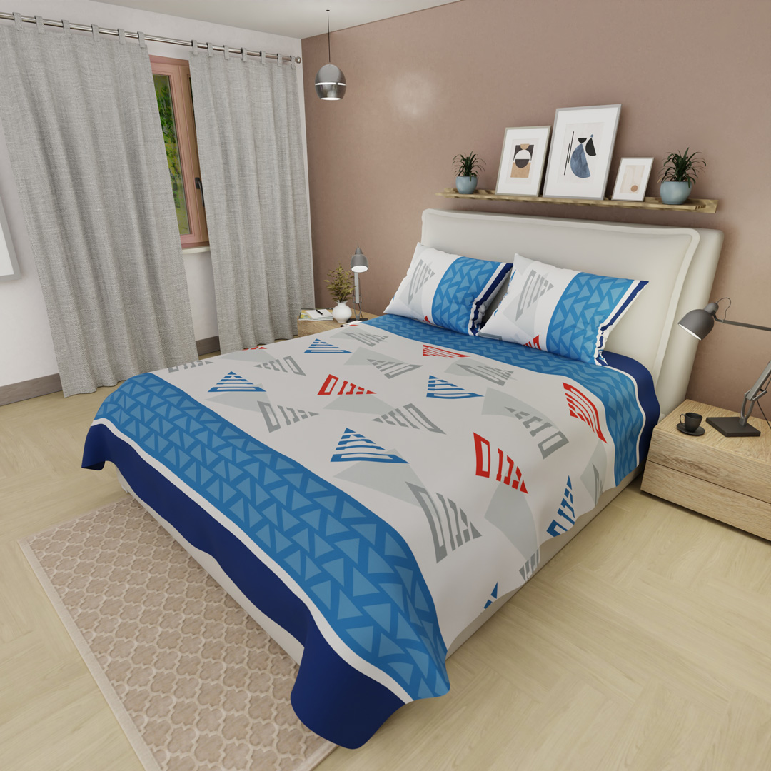 Juego De Sábanas 180 Hilos Ángulo Virtual