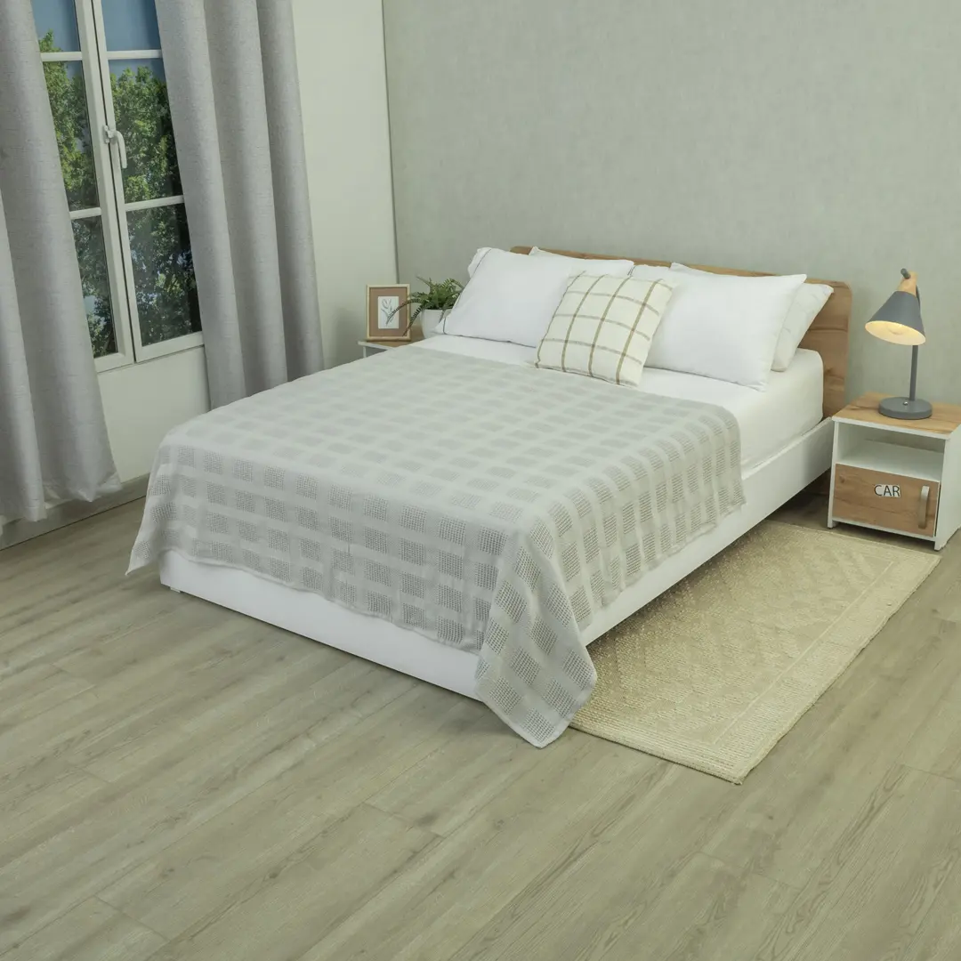 Sobrecama Elegant Gris