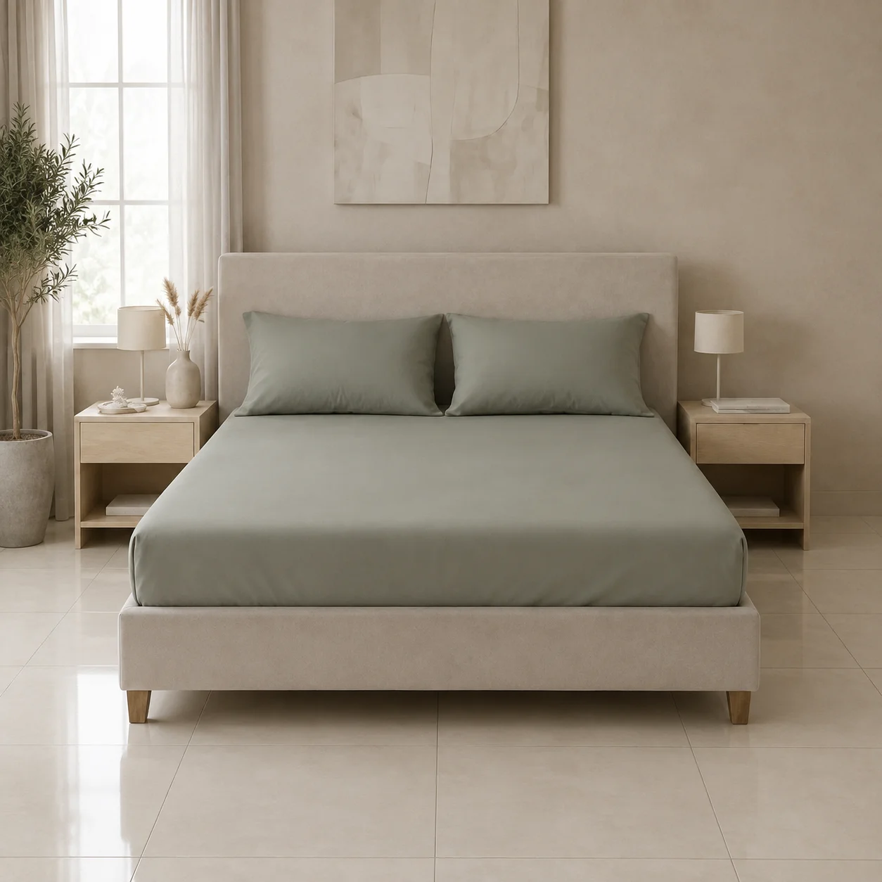 SABANA AJUSTABLE UNICOLOR MY HOUSE GRIS-3