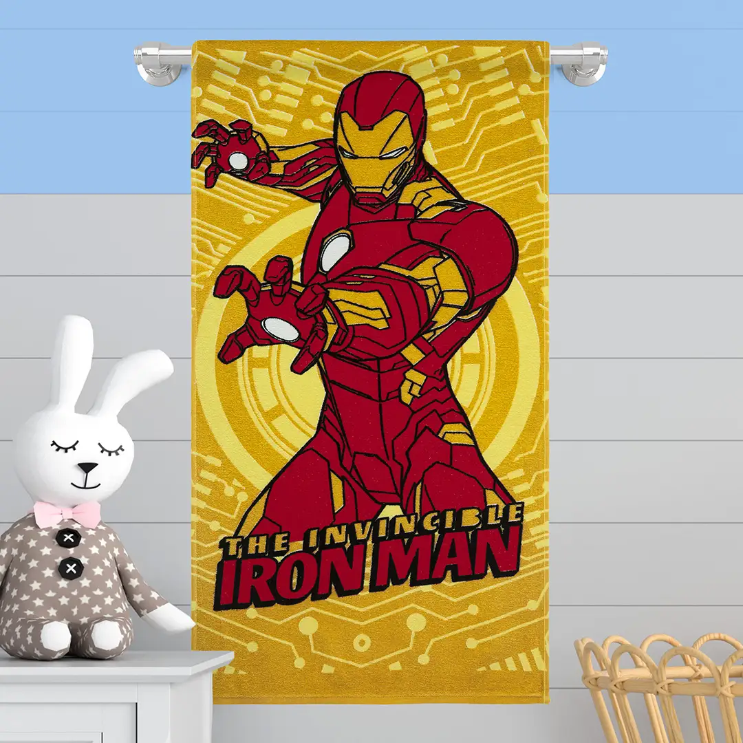 Toalla Infantil 320 Gramos The Invincible Iron Man