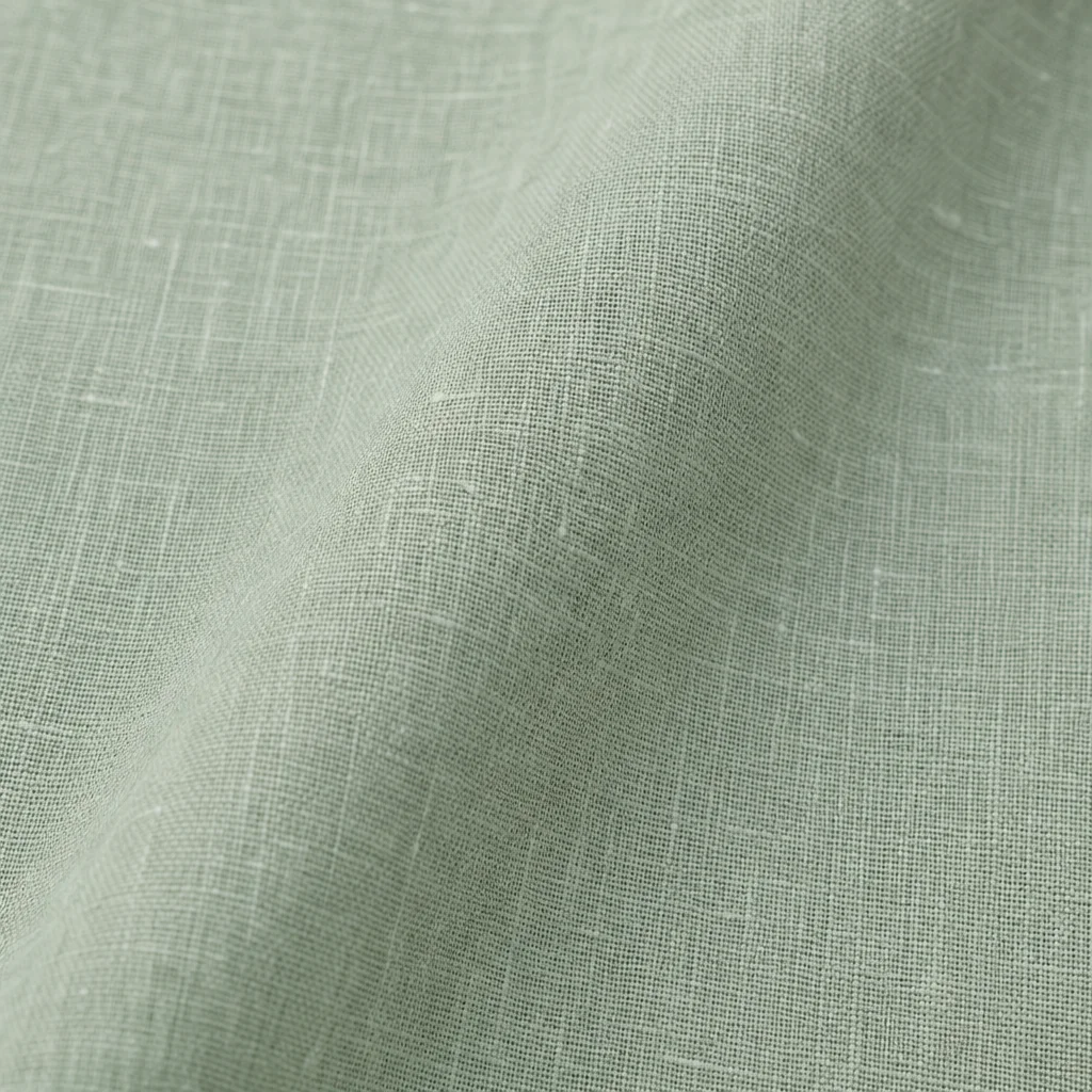 Cortina Lino Boton Ancestral Verde Neutrales-4