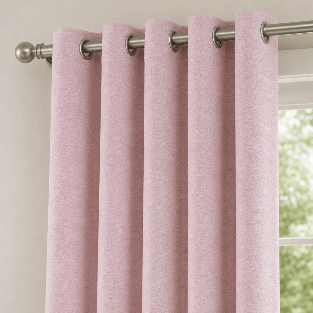 Cortina Black Out Anti-Luz Baltica Rosado Aislantes-3