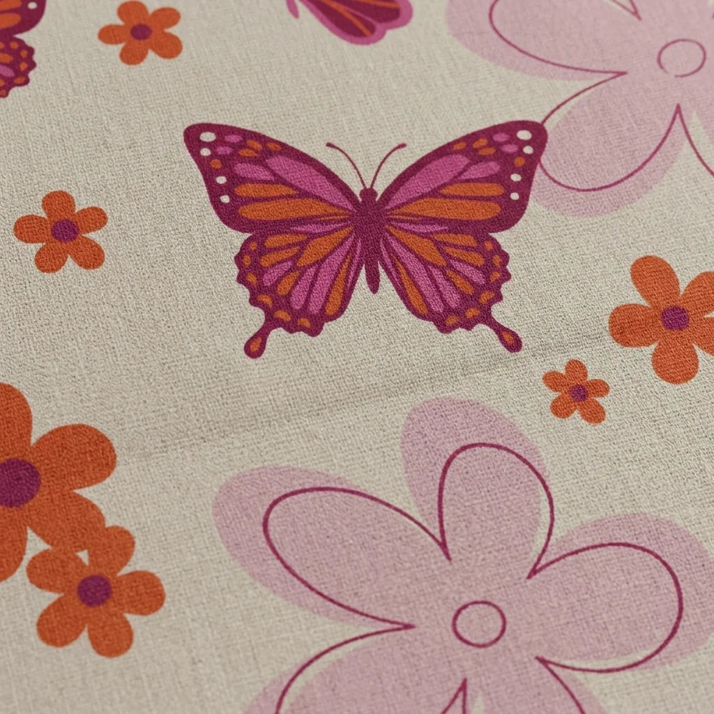 Juego de Sábanas Microfibra Suavizada Happy Field Rosa-4